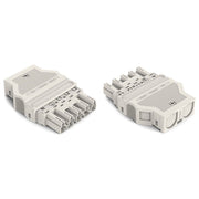 WAGO - Steckverbinder für steckbare Gebäudeinstallation Stecker 770-135 2x0,5-4mmq weiß − 25 Stück
