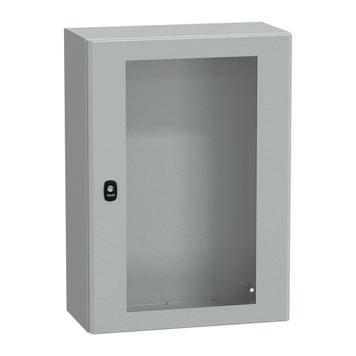 Schneider Electric - Gehäuse/Schaltschrank (leer) Wandschrank RAL 7035 NSYS3D7525T 700x500x250 Sichttür