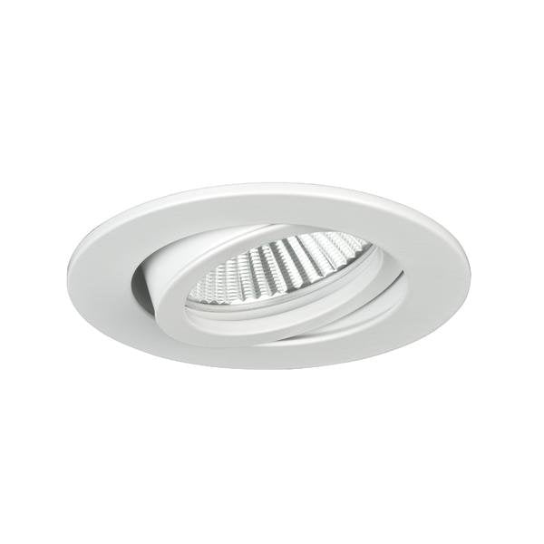Brumberg Leuchten - Downlight/Strahler/Flutlicht LED-Einbaustrahler 350 mA 12373173 3000 K, rund, ws