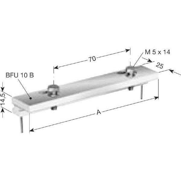 Vahle - Zubehör/Ersatzteile für Schienenverteiler Befestigung BFU 10 B-10