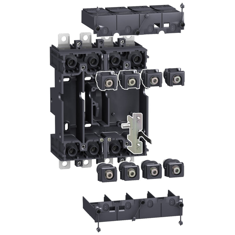 Schneider Electric - Sockel für Leistungsschalter Stecksockel LV429267 4p f. NSX100/250