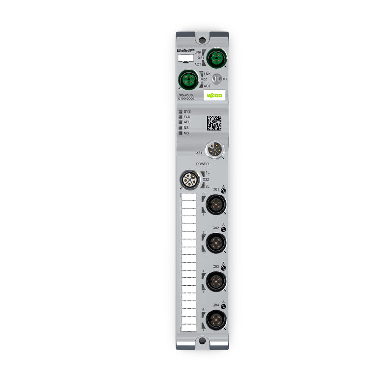 WAGO - Feldbus, Dez. Peripherie - Funktions-/Technologie-Modul Anschlussblock 765-4503/100-000 4-Port-IO, EtherNet