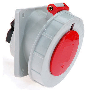 Bals Elektrotech - CEE-Anbausteckdose (IEC 60309) Anbausteckdose geneigt 32A 12329 4p 400V 6h IP67