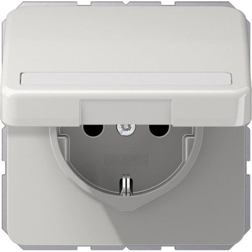 Jung - Steckdose SCHUKO-Steckdose 16A 250V CD 1520 BFNAKL LG Klappdeckel