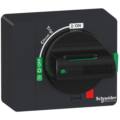 Schneider Electric - Handgriff für Schaltgeräte Drehantrieb GV4ADN01 für MSS GV4, sw − 1 Stück
