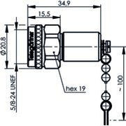 Telegärtner - Abschlusswiderstand N-Abschlusswiderstand (M) 100024180 50Ohm,2W,18GHz Kette