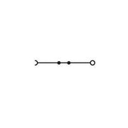 WAGO - Neutralleitertrenn-Reihenklemme Potentialausgleichsklemme 2002-7111 1-Leiter, TS 35 − 50 Stück