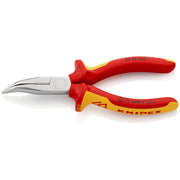 Knipex - Flachzange Flachrundzange 25 26 160 mit Schneide, 160mm