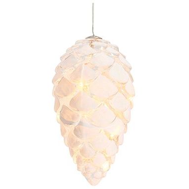 Scharnberger+Hasenbein - Festbeleuchtung LED-Deko Tannenzapfen 12cm 57436 batteriebetrieb