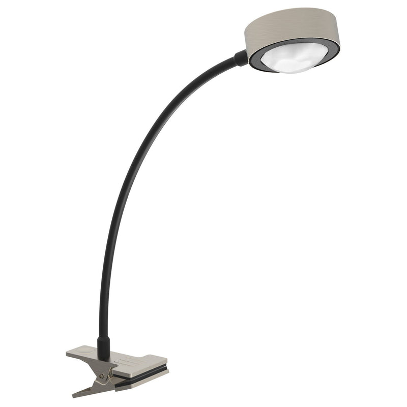 LIGHTME - Tischleuchte LED-Klemmleuchte GX53 LM85854 827, nickel