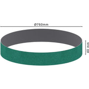 Bosch - Schleifpapier/Schleifvlies PRO Y580 Schleifband, 40 x 2608608Z43 760 mm, 80, 10-tlg