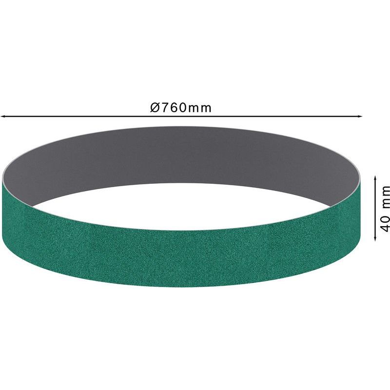 Bosch - Schleifpapier/Schleifvlies PRO Y580 Schleifband, 40 x 2608608Z43 760 mm, 80, 10-tlg