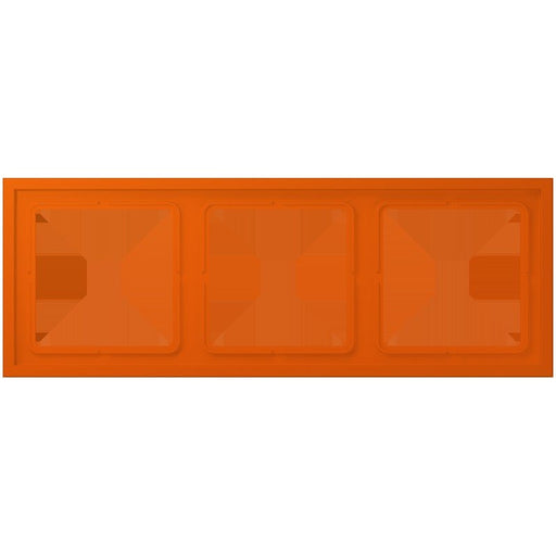 Jung - Abdeckrahmen Rahmen 3-fach LCZ 983 BF 260 orange vif