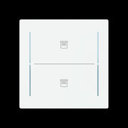 Busch-Jaeger - Bussystem-Tastwippe Abdeckung als Taster LFJT/A.2.70.11-44m 2f. Symbol Jalousie