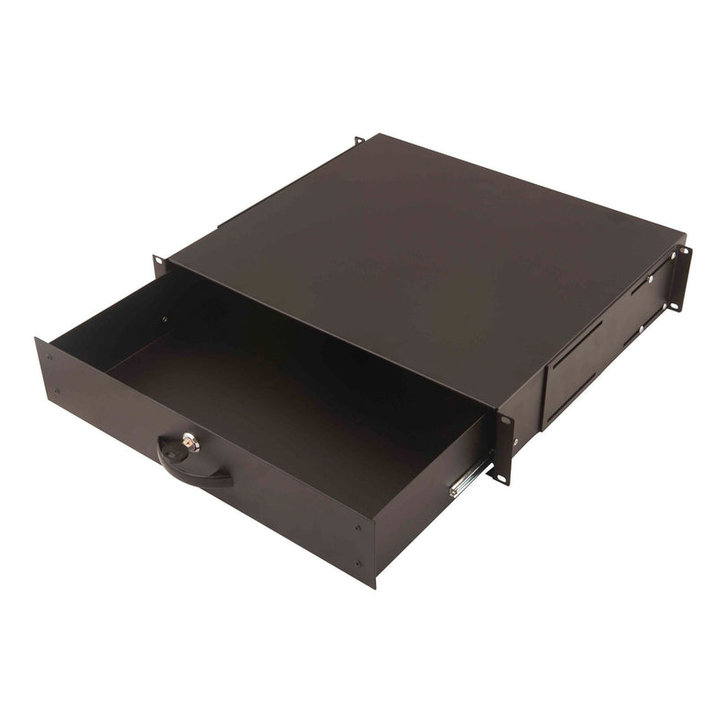 DIGITUS - Komponente für den Ausbau (Schaltschrank) Dokumentenablage DN-19 KEY-2U-SW 2HE,abschließbar,sw