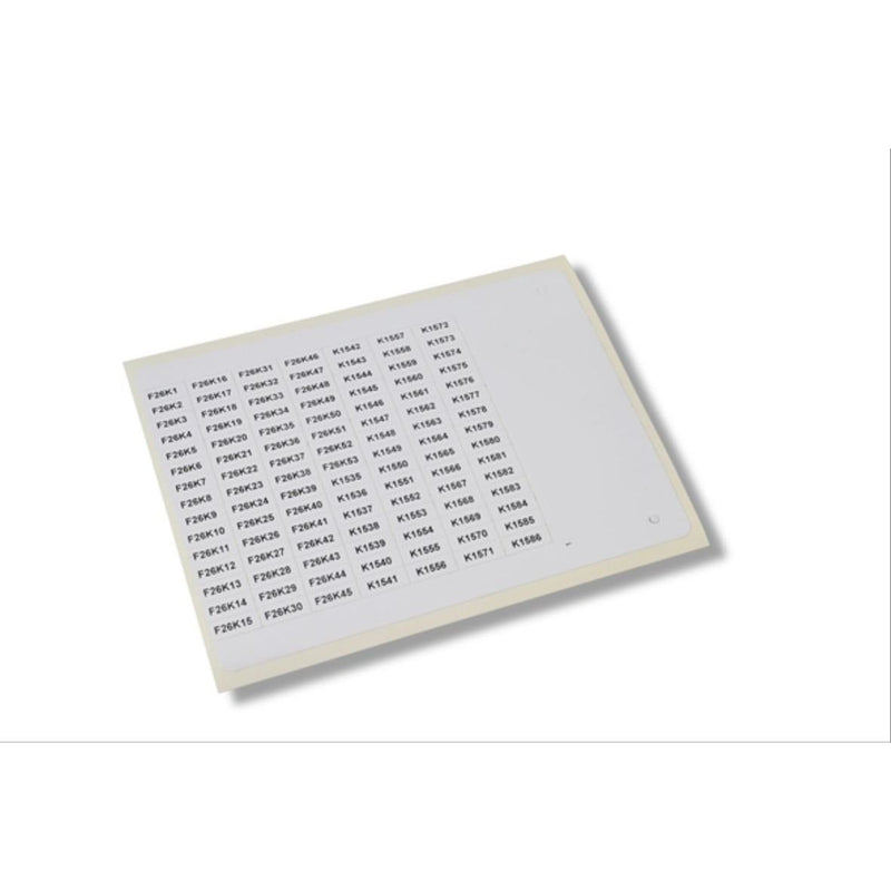 Cembre - Kennzeichnungsmaterial 46914 MG-VYT PVC 9X12MM WE 46914 ISS − 4000 Stück