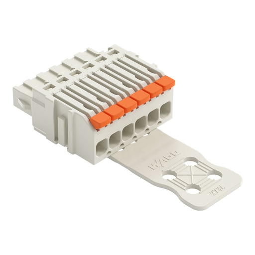 WAGO - Kabelsteckverbinder für Leiterplattensteckverbinder 1-Leiter-Federleiste 27341106327000300000 PushinCAGECLAMP,lgr − 50 Stück