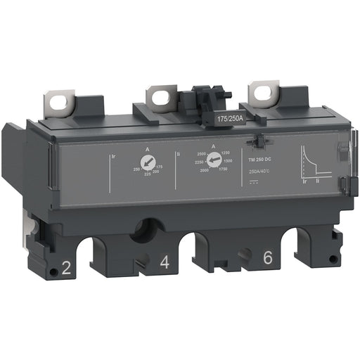 Schneider Electric - Auslöseblock für Leistungsschalter DC-Auslösegerät C163TM125D thermomagnetisch TM1
