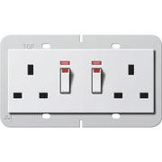 Gira - Steckdose Doppelsteckdose 13A 278403 abschaltbar rws