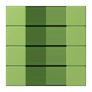 Jung - Abdeckung/Bedienelement für Installationsschalterprogramme Tastensatz 4fach LC 504 TSA 220 vert 31