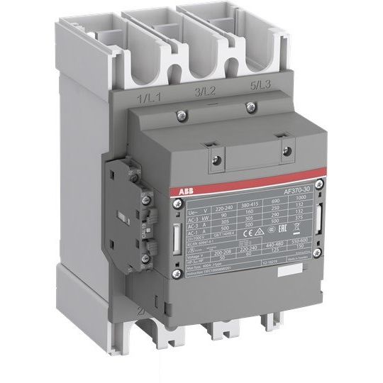 ABB Stotz S&J - Leistungsschütz zum Schalten von Wechselstrom Schütz AF370-30-22-11 50/60Hz / 20-60V DC