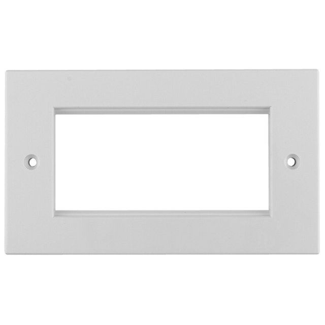 Telegärtner - Abdeckrahmen 100000514 86x146, 4-fach, weiß − 50 Stück