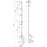 DEHN - Fangeinrichtung für Blitzschutz Fangmast FM60L11MIPHVI#819730 m. Leitung D 20mm