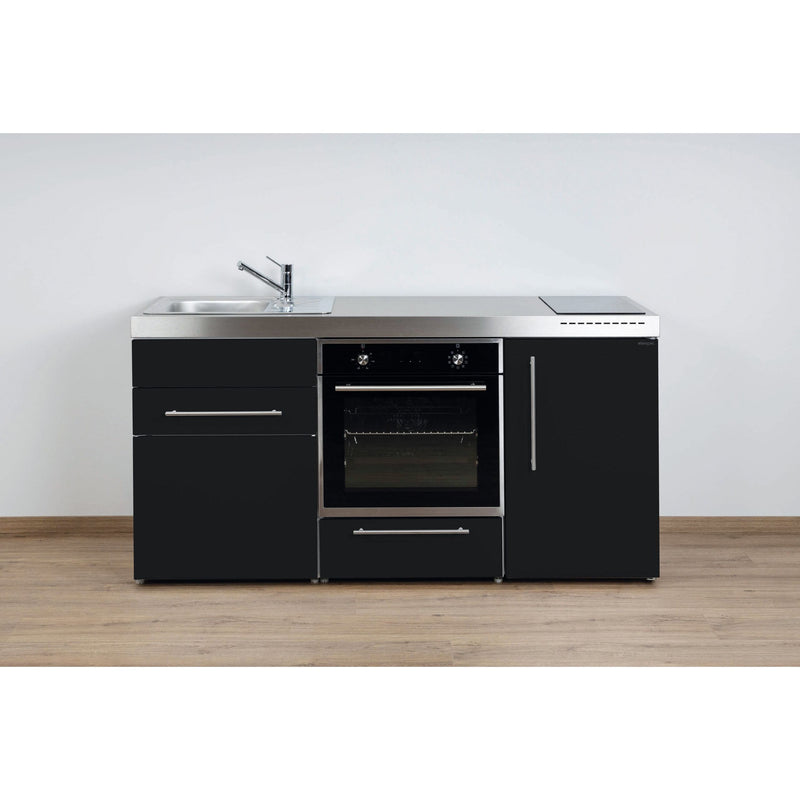 Stengel - Mini-Küche Miniküche Premiumline MPBSM170BOGKFreBliS Schwarz matt