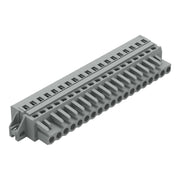WAGO - Kabelsteckverbinder für Leiterplattensteckverbinder 1-Leiter-Federleiste 231-119/027-000 CAGECLAMP,2,5 mm²,gr − 10 Stück