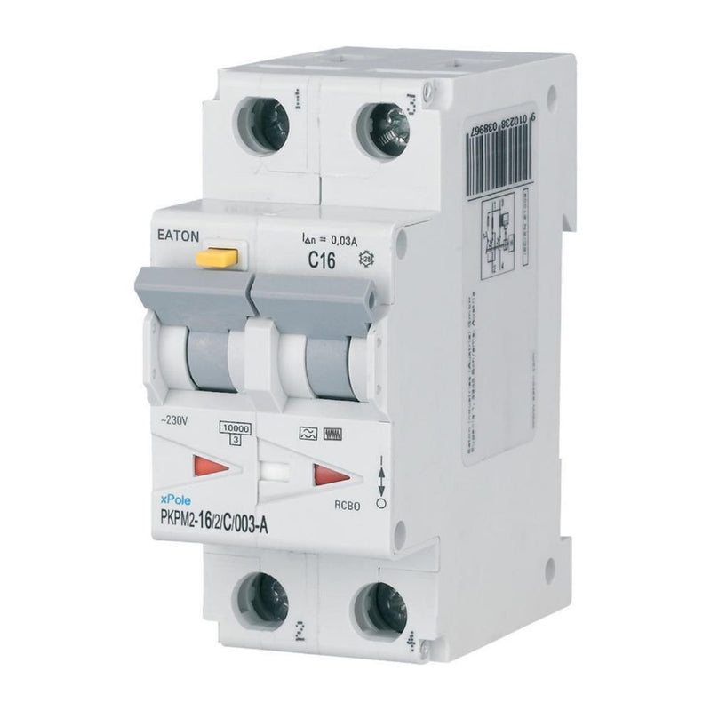 Eaton - Kombination FI-Schalter/Leitungsschutzschalter FI/LS-Schalter PKPM2-16/2/C/003-A 16A, 30mA, A