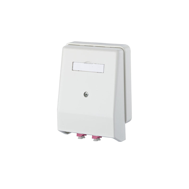 Metz Connect - Kommunikationsanschlussdose LWL OpDAT 4 AP 2xLC-D OM4 1501127502-E