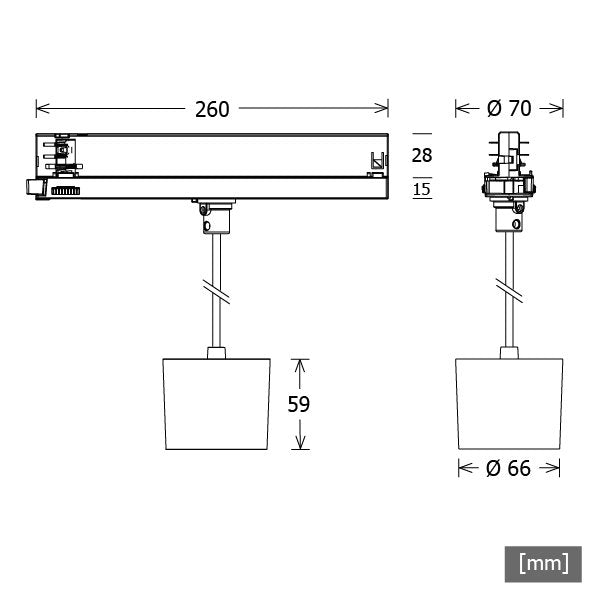 LTS Licht&Leuchten - Pendelleuchte LED-Pendelleuchte ORYOP1011092725DALws 2700K DALI