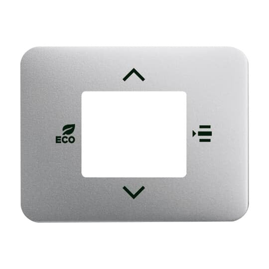 Busch-Jaeger - Einsatz/Abdeckung für Kommunikationstechnik Zentralscheibe titan 6109/03-266 KNX Tasterankopplung