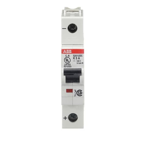 ABB Stotz S&J - Leitungsschutzschalter Sicherungsautomat S201UDC-K5 14 kA, 5 A, 1P