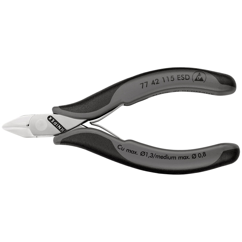 Knipex - Seitenschneider Elektronik-Seitenschneider 77 42 115 ESD ESD, 115mm