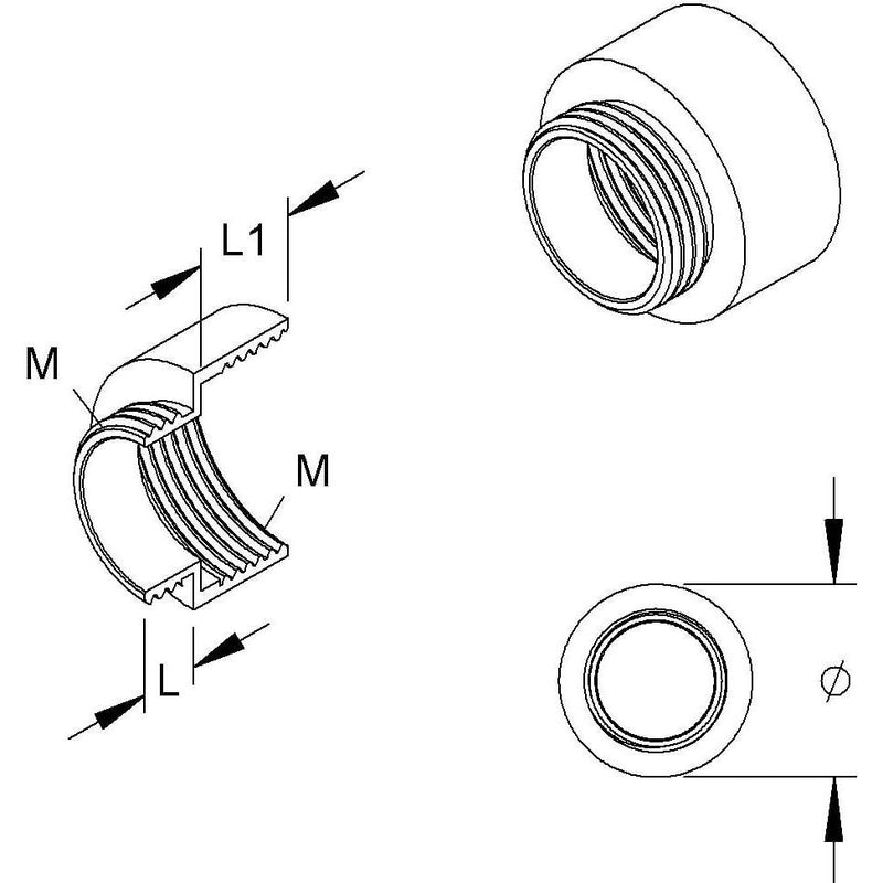 HKL - Erweiterungs-/Reduzierring Erweiterung 51M1216