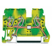 WAGO - Schutzleiter-Reihenklemme Schutzleiterklemme 870-687 0,08-2,5/4mmq gn/ge