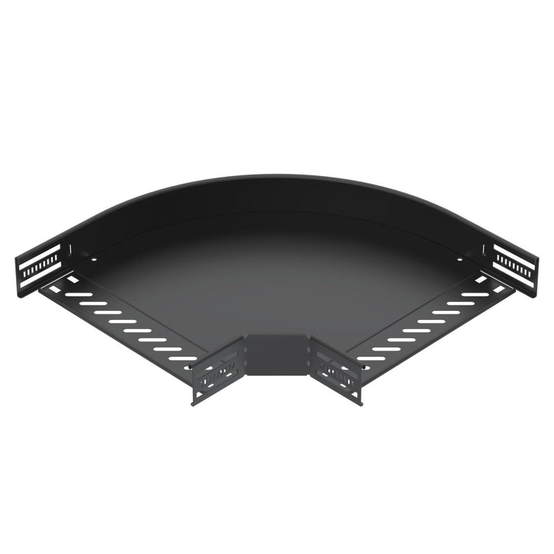 OBO Bettermann - Bogen für Kabelrinne Bogen 90° für Kabelrinne RB 90 630 FSK SW horizontal 60x300