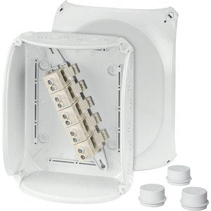 Hensel - Dose, Gehäuse für Montage auf der Wand/Decke Kabelabzweigkasten DK 2525 G 6-25qmm − 1 Stück by Hensel
