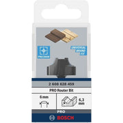 Bosch - Fräser PRO Abrundfräser, R 2608628459 6,3, Schaft 6 mm