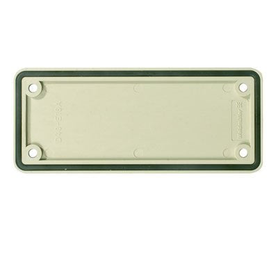 Weidmüller - Zubehör/Ersatzteile für Industriesteckverbinder Blindplatten ABD-6-GR gr,f.KEL 16 − 10 Stück
