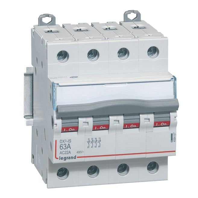 Legrand - Lasttrennschalter Reiheneinbauschalter Legrand 406487 Aus 4P 63A