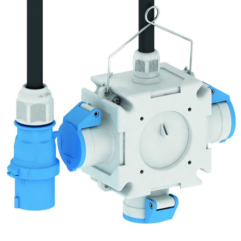 Bals Elektrotech - CEE-Steckdosen-Kombination (IEC 60309) Kreuzverteiler IP44 54568