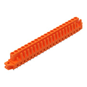 WAGO - Leiterplattensteckverbinder THT-Federleiste gerade 232-181/031-000 Maß 5,08mm,orange − 10 Stück