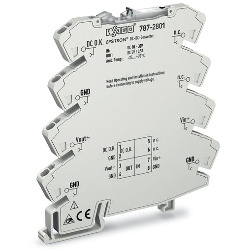 WAGO - Gleichstromversorgung Wandler 787-2801 DC/DC, 24V/5V, 0,5A