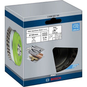 Bosch - Rotierende Drahtbürste PRO Stainless Steel heavy 2608622105 Topfbürste 100 x