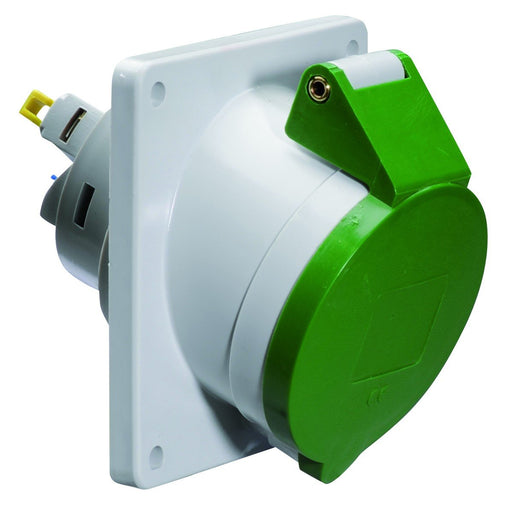 Bals Elektrotech - CEE-Anbausteckdose (IEC 60309) Anbausteckdose geneigt 32A 12798 4p >50V 2h IP44