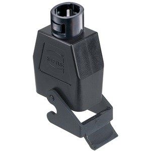 Harting - Gehäuse für Rechtecksteckverbinder Kupplungsgehäuse Well- 09120080728 Baugröße:Han-Compact − 10 Stück
