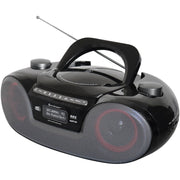 Soundmaster - Lautsprecher DAB+Boombox SCD8300SW sw CD/MP3,USB,Kassette