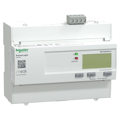 Schneider Electric - Elektrizitätszähler Energiezähler EM3424, 3 METSEEM3424 phasig, 125 A,Klass1